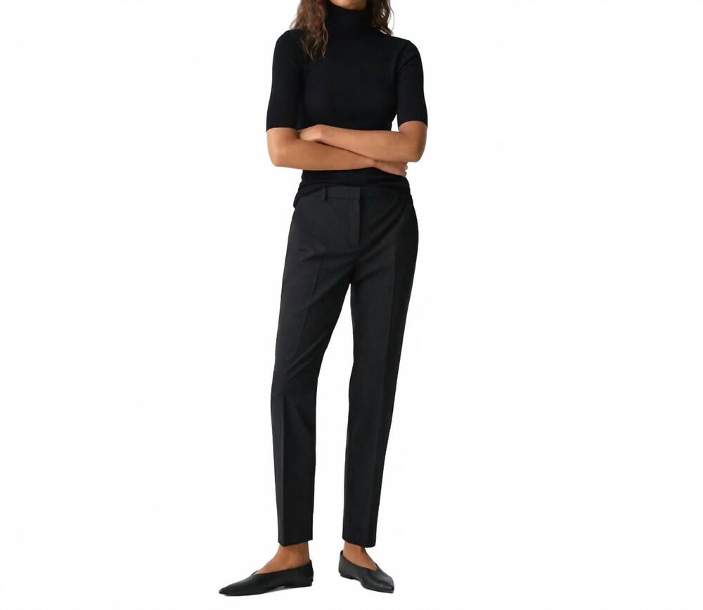 NEW THEORY women's treeca classic suit pants in black